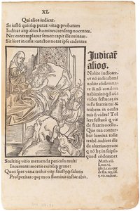 Illustration to the Book Ship of Fools by Sebastian Brant, 1494