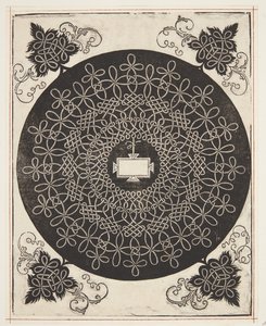 Interlaced Cord Pattern with Oblong Shield by Albrecht Dürer