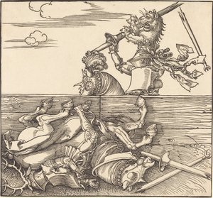 Italian Joust by Albrecht Dürer