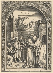 Joachim and Anna at the Golden Gate, from The Life of the Virgin by Albrecht Dürer