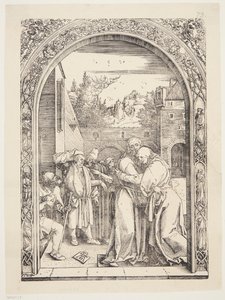 Joachim and St. Ann Meet at the Golden Gate by Albrecht Dürer