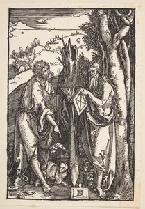 John the Baptist and St. Onuphrius in the Wilderness