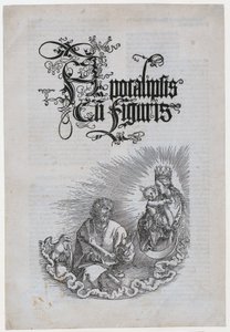 Virgin Appears to John, Sheet 1 of the Series "The Apocalypse" by Albrecht Dürer
