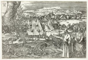Landscape with Cannon (The Great Cannon) by Albrecht Dürer