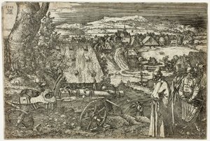 Landscape with Cannon by Albrecht Dürer