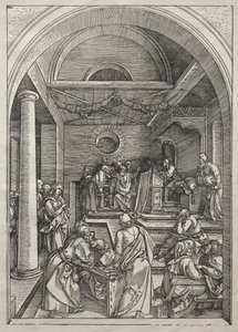Life of the Virgin: Christ Among the Doctors by Albrecht Dürer