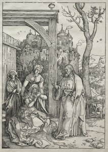 Life of the Virgin: Christ Taking Leave of His Mother by Albrecht Dürer