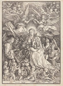 Madonna Queen of Angels by Albrecht Dürer