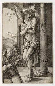 Man of Sorrows by the Column by Albrecht Dürer