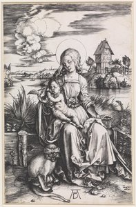 Mary with Child and a Monkey by Albrecht Dürer