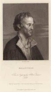 Melancthon - German reformer and collaborator with Martin Luther (1497-1560) by Albrecht Dürer