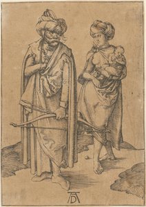 Oriental and His Wife by Albrecht Dürer