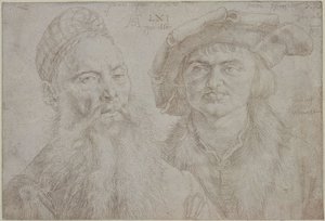 Paul Topler and Martin Pfinzing by Albrecht Dürer