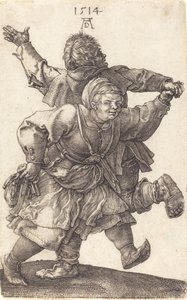 Peasant Couple Dancing by Albrecht Dürer