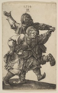Peasant Couple Dancing, 1514 by Albrecht Dürer
