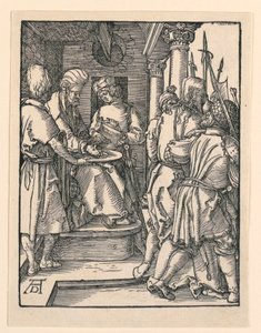 Pilate Washing His Hands, from The Little Passion Series