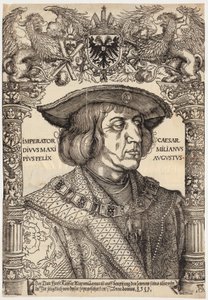 Portrait of Emperor Maximilian I by Albrecht Dürer