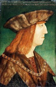 Portrait of Emperor Maximilian I 1459-1519, after 1504 by Albrecht Dürer