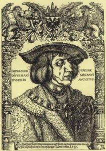 Portrait of the Emperor Maximilian by Albrecht Dürer