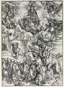 Revelation of St. John: Beast with Rams Horns, 1511 by Albrecht Dürer
