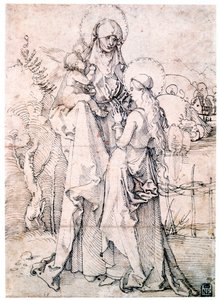 Saint Anne with Child and Virgin Mary, 1500 by Albrecht Dürer