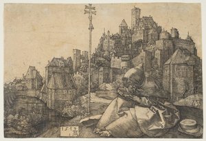 Saint Anthony Reading by Albrecht Dürer