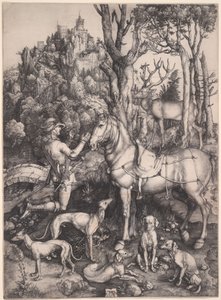 Saint Eustace by Albrecht Dürer