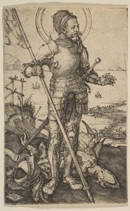 Saint George Standing by Albrecht Dürer