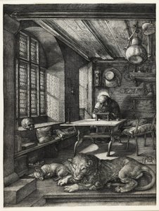 Saint Jerome in His Study by Albrecht Dürer