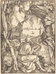 Saint Jerome in a Cave by Albrecht Dürer