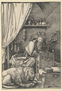 Saint Jerome in his Cell by Albrecht Dürer