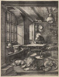 Saint Jerome in his Study