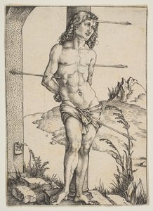 Saint Sebastian Bound to the Column by Albrecht Dürer