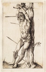 Saint Sebastian Bound to the Tree by Albrecht Dürer