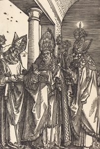 Saints Nicholas, Ulrich, and Erasmus, c. 1508 by Albrecht Dürer