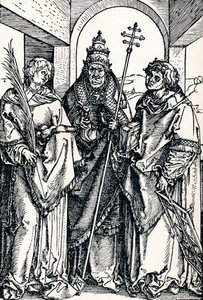 Saints Stephen, Sixtus and Lawrence by Albrecht Dürer