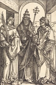 Saints Stephen, Sixtus, and Lawrence, c. 1504-1505 by Albrecht Dürer