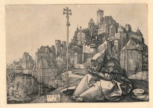 St. Anthony Reading by Albrecht Dürer