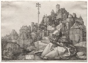 St. Anthony Reading by Albrecht Dürer