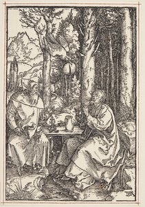 St. Anthony Visits St. Paul in the Wilderness by Albrecht Dürer