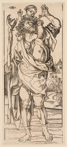 St. Christopher Crossing the Stream by Albrecht Dürer