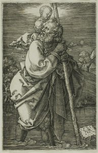 St. Christopher Facing to the Left