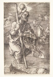 St. Christopher Facing to the Right