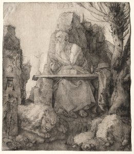 St. Jerome Seated Near a Pollard Willow