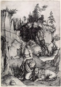St. Jerome in Penitence by Albrecht Dürer