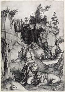St. Jerome in Penitence, c. 1497 by Albrecht Dürer
