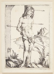St. Sebastian at the Column by Albrecht Dürer