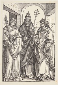 Sts. Lawrence, Sixtus and Stephen by Albrecht Dürer