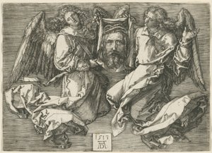 Sudarium Displayed by Two Angels by Albrecht Dürer