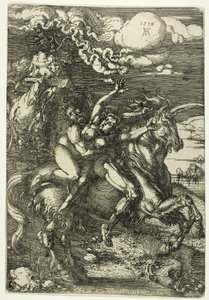 The Abduction of Proserpine on a Unicorn by Albrecht Dürer